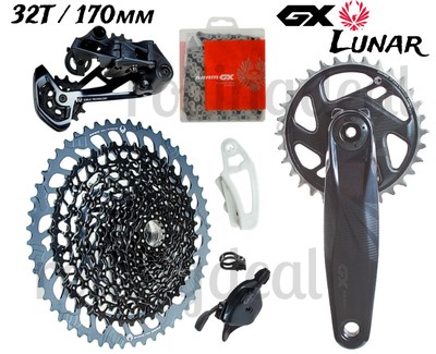 SRAM GX Eagle Lunar 170mm 32T DUB 12spd BOOST GroupSet w/XG-1275 