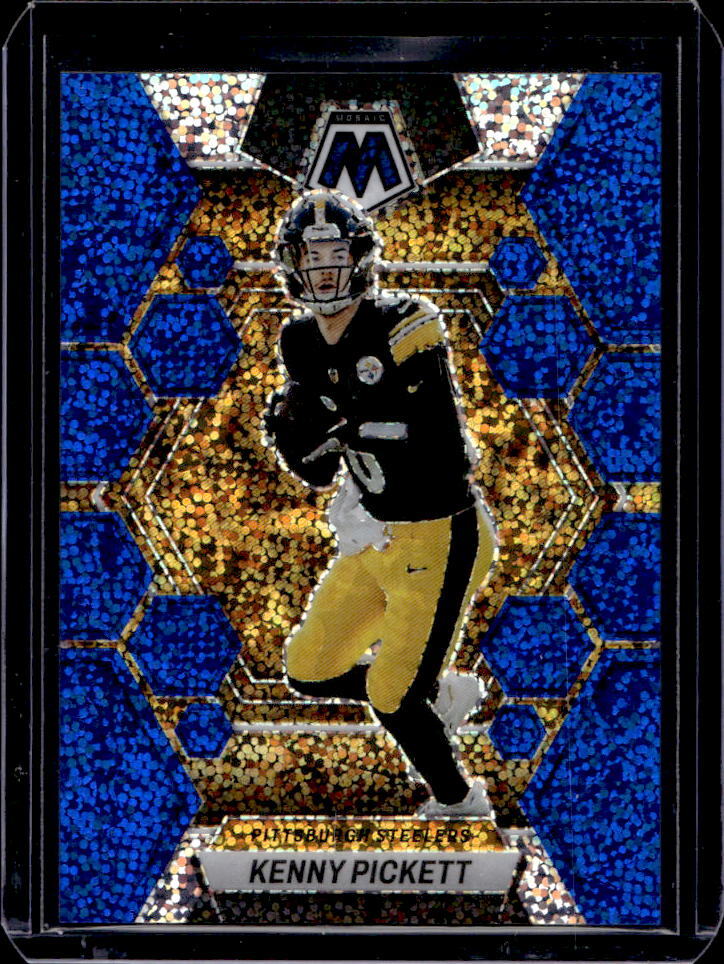 2023 Mosaic Kenny Pickett Blue Sparkle #44/96 #201