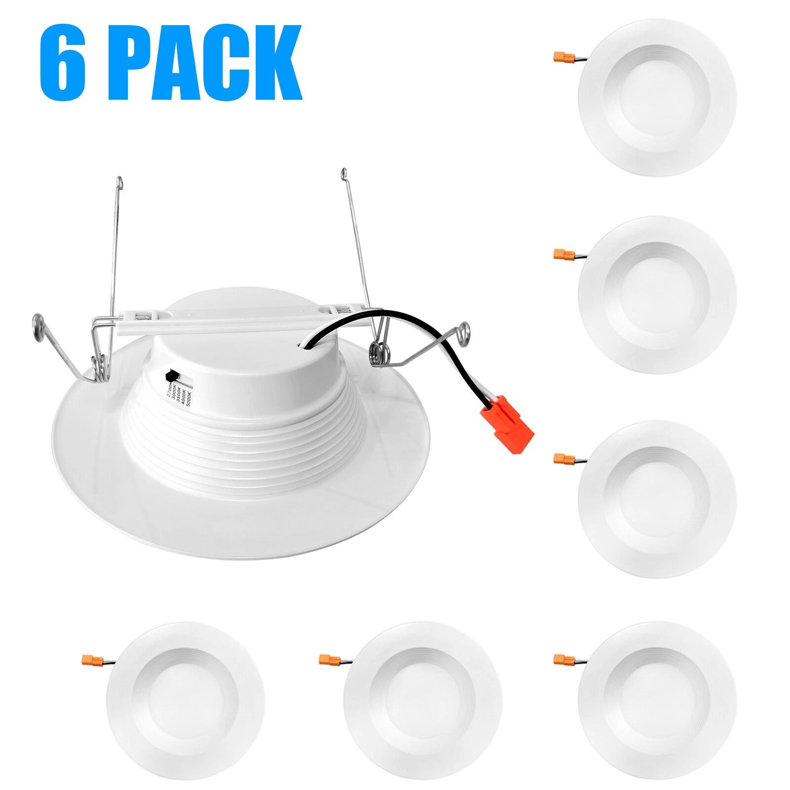 LED Recessed Light 6 Inch,5CCT 2700K/3000K/3500K/4000K/5000K,Dimmable Can Lights
Opens in a new wind