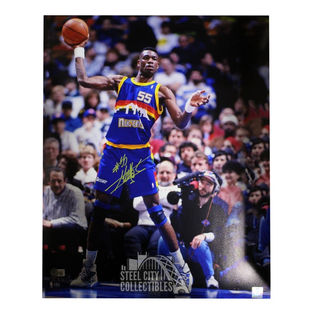 Dikembe Mutombo Autographed Signed Denver 16x20 Basketball Photo - BAS 
