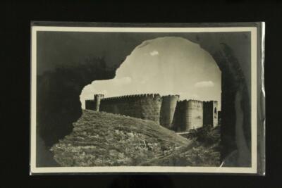 Vintage Postcard RPPC Real Photo Romania Fort Fortress Hotin built 16th Century