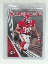 Tony Gonzalez 2019 Panini Phoenix Football - Catching Fire - Kansas City Chiefs