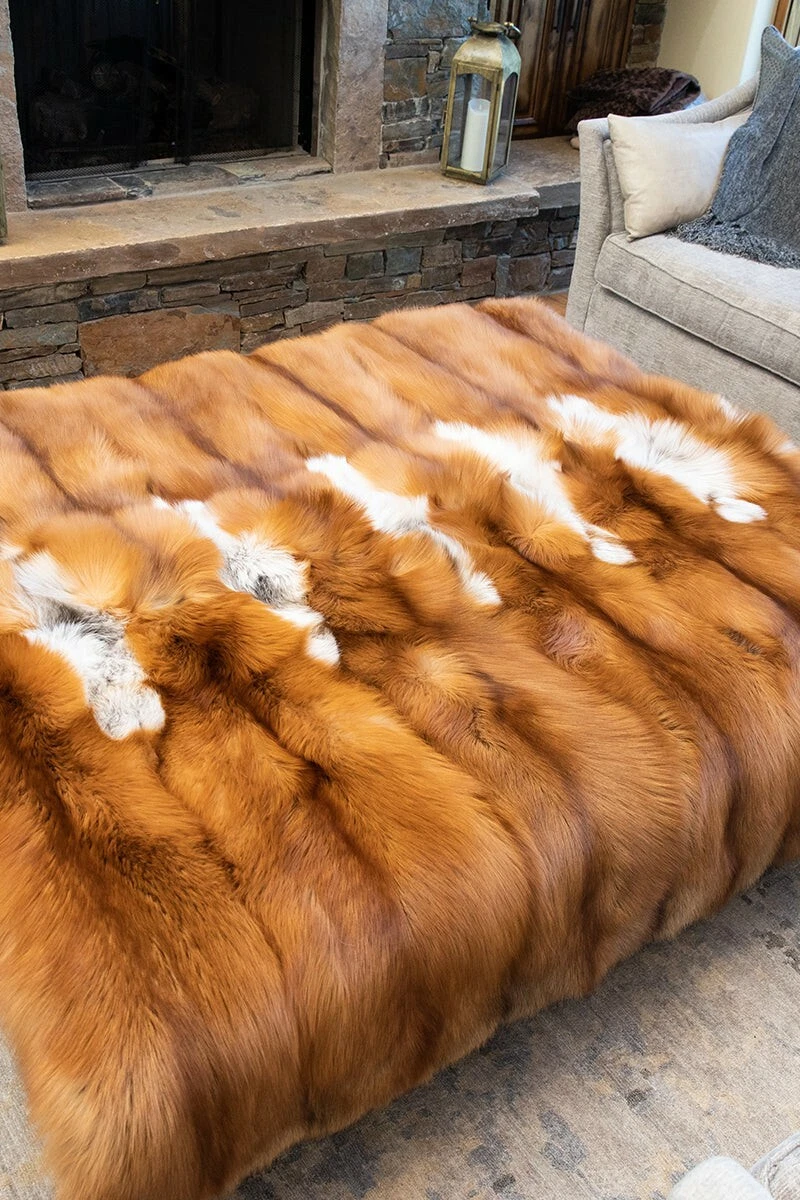 Red Fox Fur Rug Buy Fur Rugs At Fur Source, 56 OFF