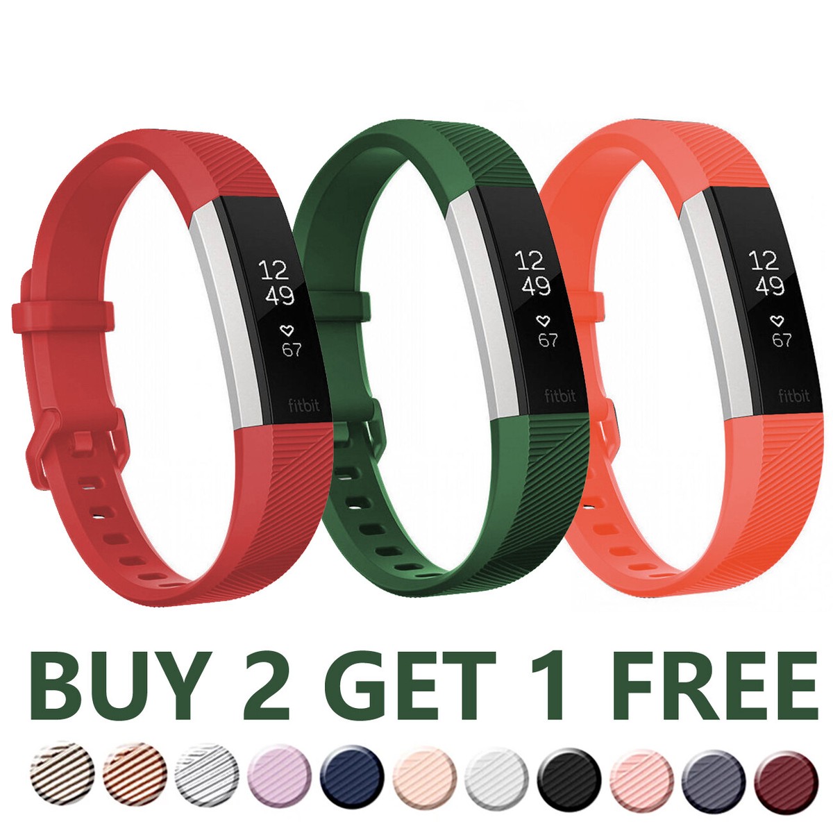 Bracelet Buy Fitbit Alta Hr Band Alloy Link Strap W/ Rhinestones