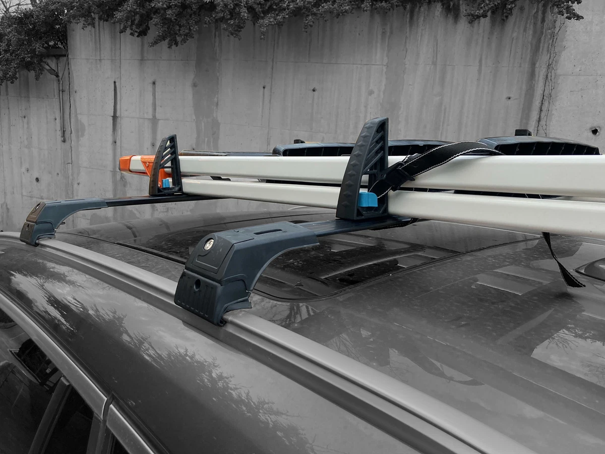 Roof Rack and Load Stops Ladder Tilt For Buick Enclave Avenir Black