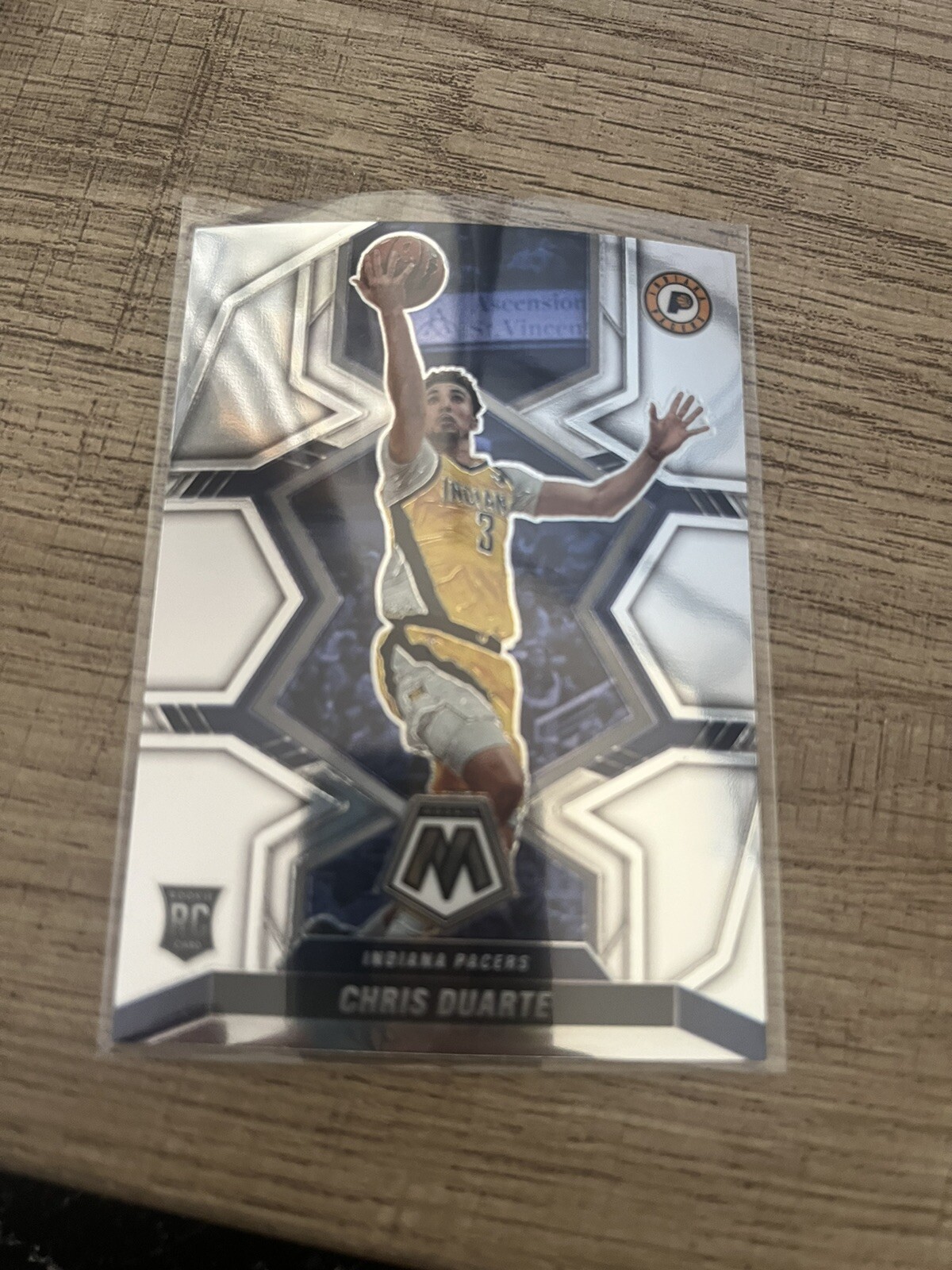 2021-22 Mosaic Basketball Rookie Chris Duarte RC #217 Indiana Pacers WX