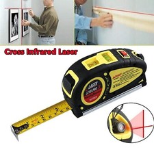 3-in-1 Digital Measure Tape with Laser Distance Meter, Range Finder Tool