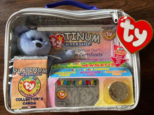 Ty Beanie Babies Platinum Edition Club Kit Vintage Rare Kit! Sealed 1999 NWT