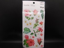 Recollections Flower stickers 18pc