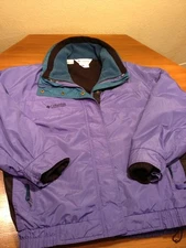 COLUMBIA BUGABOO  3in1 Coat WOMENS M Medium 2 in 1 w/ FLEECE liner