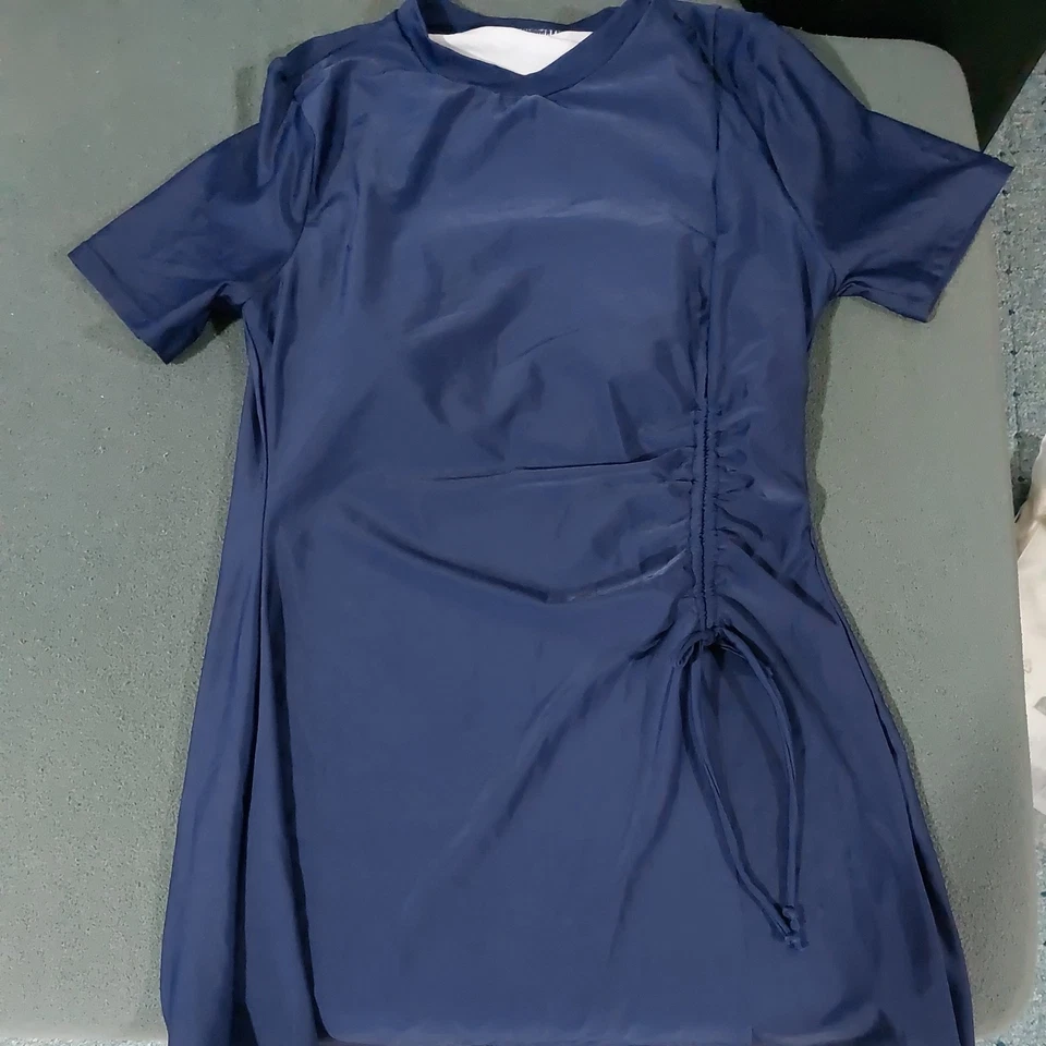 Swim Mulvari 2 Stücke/Set Damen Batik Batik Kurzarm Top und lang Hose Burkini - Bild 3 von 4