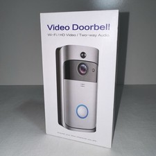 Wireless WiFi Video Doorbell Smart Phone Door Intercom Security Camera Open Box