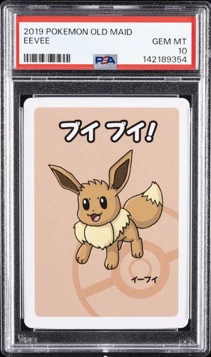 2019 POKEMON OLD MAID EEVEE PSA 10