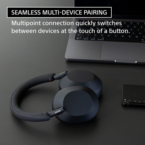 Sony WH-1000XM5 Casque Antibruit sans Fil (Noir) Kit Support Pro - Photo 8 sur 12