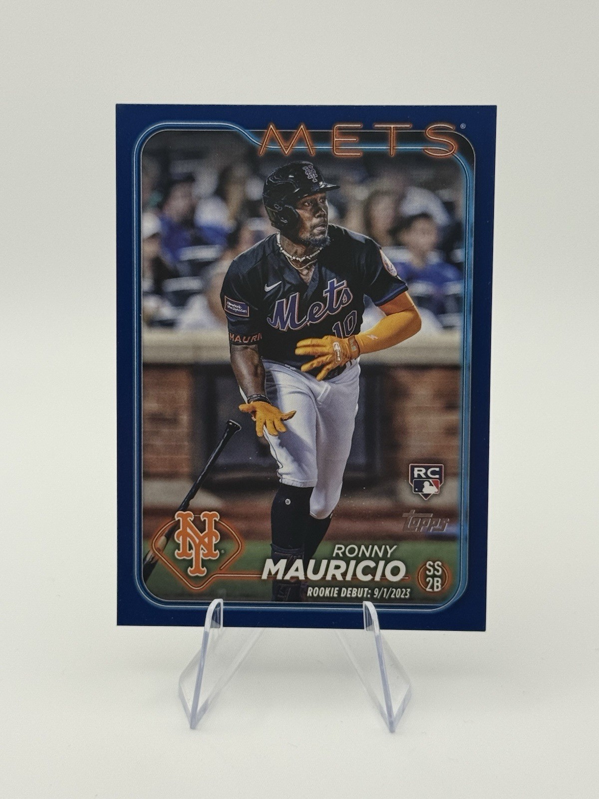 COLOR MATCH ROYAL BLUE 2024 Topps Update Series #US157 Ronny Mauricio (RC)