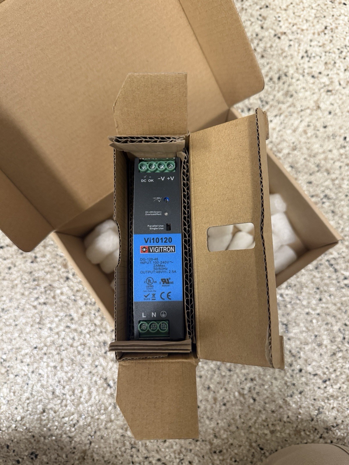 Vigitron 56vdc 120w Din Rail Hardened Power Supply