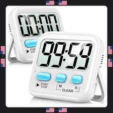 Kids Digital Timer 2-Pack, Magnetic Countdown...