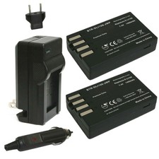 Replacement for Pentax K-70 Battery 2-Pack, 1400mAh and Charger