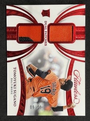 2025 Panini Flawless  Dual Patches Patch Relic /20 Tomoyuki Sugano RC - Orioles