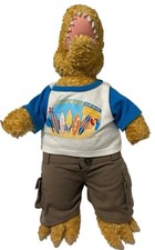 Build A Bear T-Rex Dinosaur Plush 19&rdquo; Wearing A Myrtle Beach T-shirt & Shorts