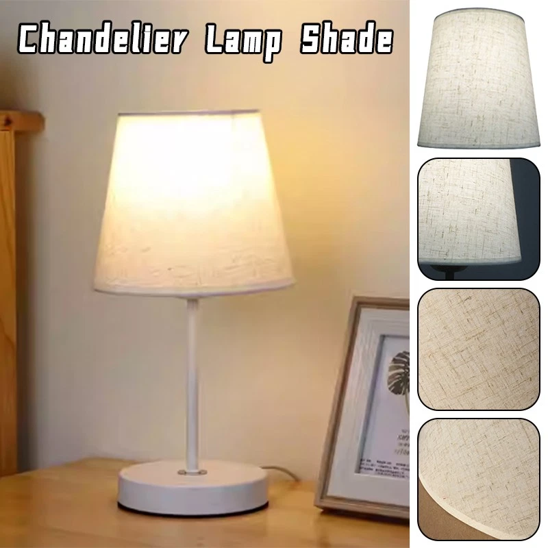Nordic Chandelier Lamp Shade Cloth Bedside Table Ceiling Light Cover Modern E27 - Image 2 of 4