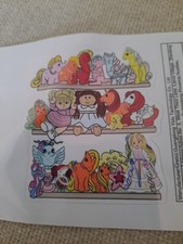 Sticker wie aus den 80/90er, 1 Bogen Vintage Aufkleber,Mein Kleines Pony, Polly