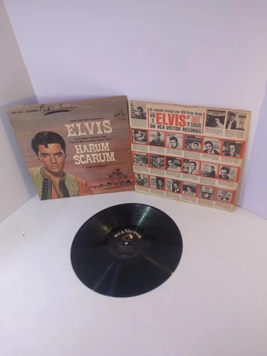 Vintage Elvis Presley Harum Scarum Vinyl Record 1965 LP