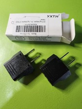 Pack Of 2 European EU To US American Adapter Plug Converter