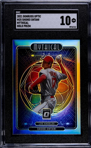 2021 Panini Donruss Optic - Mythical Shohei Ohtani #M25 Holo Prizm SGC 10