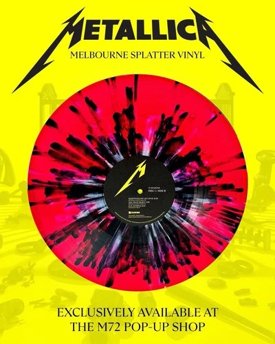 Metallica Melbourne Splatter Vinyl (SEALED)  - LAST ONE!!