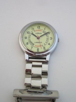 LORUS UHR LUMIBRITE KRANKENSCHWESTERN UHR VON SEIKO RG253CX9 STAHL QUARZ ORIGINAL