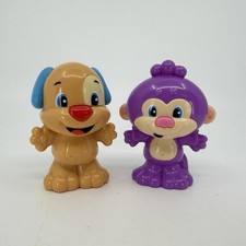 Fisher Price Laugh  Learn Puppy  Purple Monkey Rattles- Mattel 2013