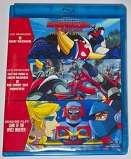 Grendizer Triple Feature Blu Ray VS Great Mazinger, Getter Robo G & UNSEEN Pilot