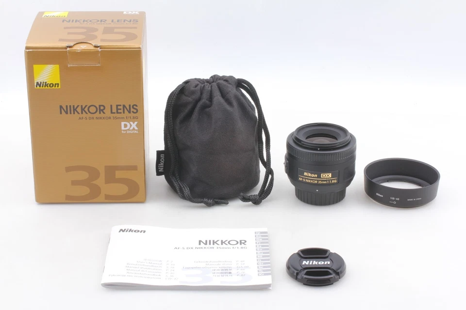 [Caja abierta] Lente Nikon AF-S DX NIKKOR 35mm f/1.8G AF con capucha y... - Imagen 3 de 4
