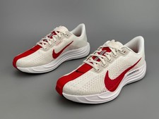 New Nike Pegasus Plus Platinum Tint University Red Men  s Sneaker Running Shoes