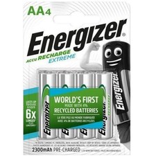 AA ENERGIZER RECHARGEABLE BATTERIES Power Plus always ready 2300mAh