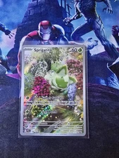 Pokemon TCG Paldea Evolved Sprigatito Full Art Illustration Rare 196/193 SV02: