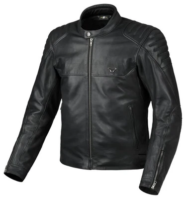 Blouson de moto Cuir Homme Macna Lance 2.0 Black - Photo 1/4