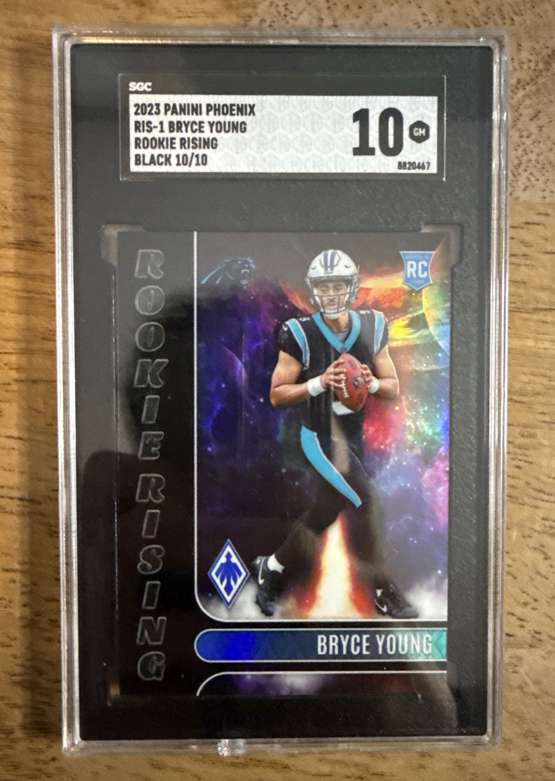 2023 Panini Phoenix - Rookie Rising Bryce Young Black 10/10 SGC 10 #RIS-1