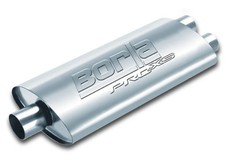 Borla 40349 Proxs 3 Universal Muffler Wdual 2.5 Outlets T-304 Stainless Steel Borla 40349 Proxs 3 Universal Muffler Wdual 2.5 Outlets T-304 Stainless Steel