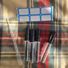 Empty Mascara Tube Refillable, Leak-proof with Eyelash  Wand and Labels Included