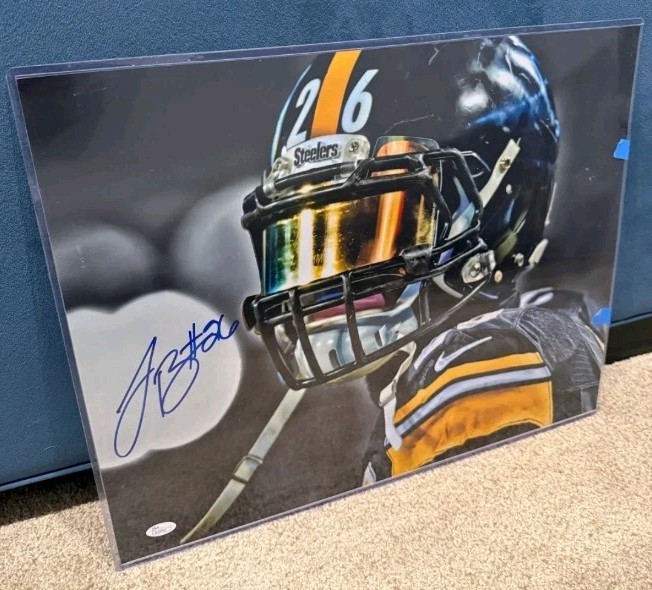 Le'Veon Bell Autographed Signed Pittsburgh Steelers LeVeon Bell 16x20 Photo Steelers #26 JSA Certified 