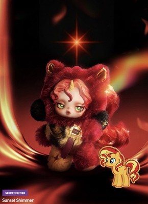 Pop Mart Skullpanda My Little Pony Series Plush Pendant: Secret