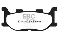 Sfac Carbon BremsbeläGe FüR Roller EBC Adiva Ad Yamaha Cp/Yp/Xp Italje