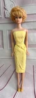 1963 Blonde Bubble Cut Barbie Doll In Vintage Orange Blossom Outfit Mattel