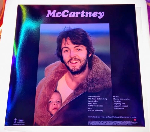 Paul McCartney/ McCartney Debut Remastered 180g Red Vinyl LP NEW/OPENED