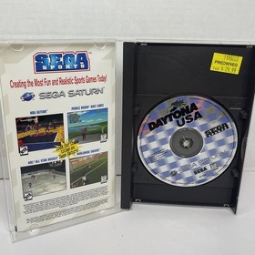 Daytona USA (Sega Saturn, 1995) Complete W/Reg card * TESTED and WORKING**