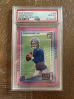 2025 Panini Donruss Rated Rookie Jaxson Dart #400 Optic Preview Pink PSA 10
