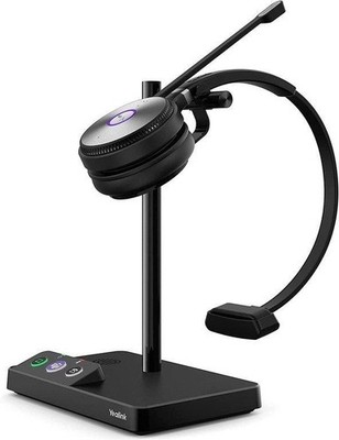 Yealink WH62 Mono DECT Wireless Headset Microsoft Teams USB-A Büro schwarz