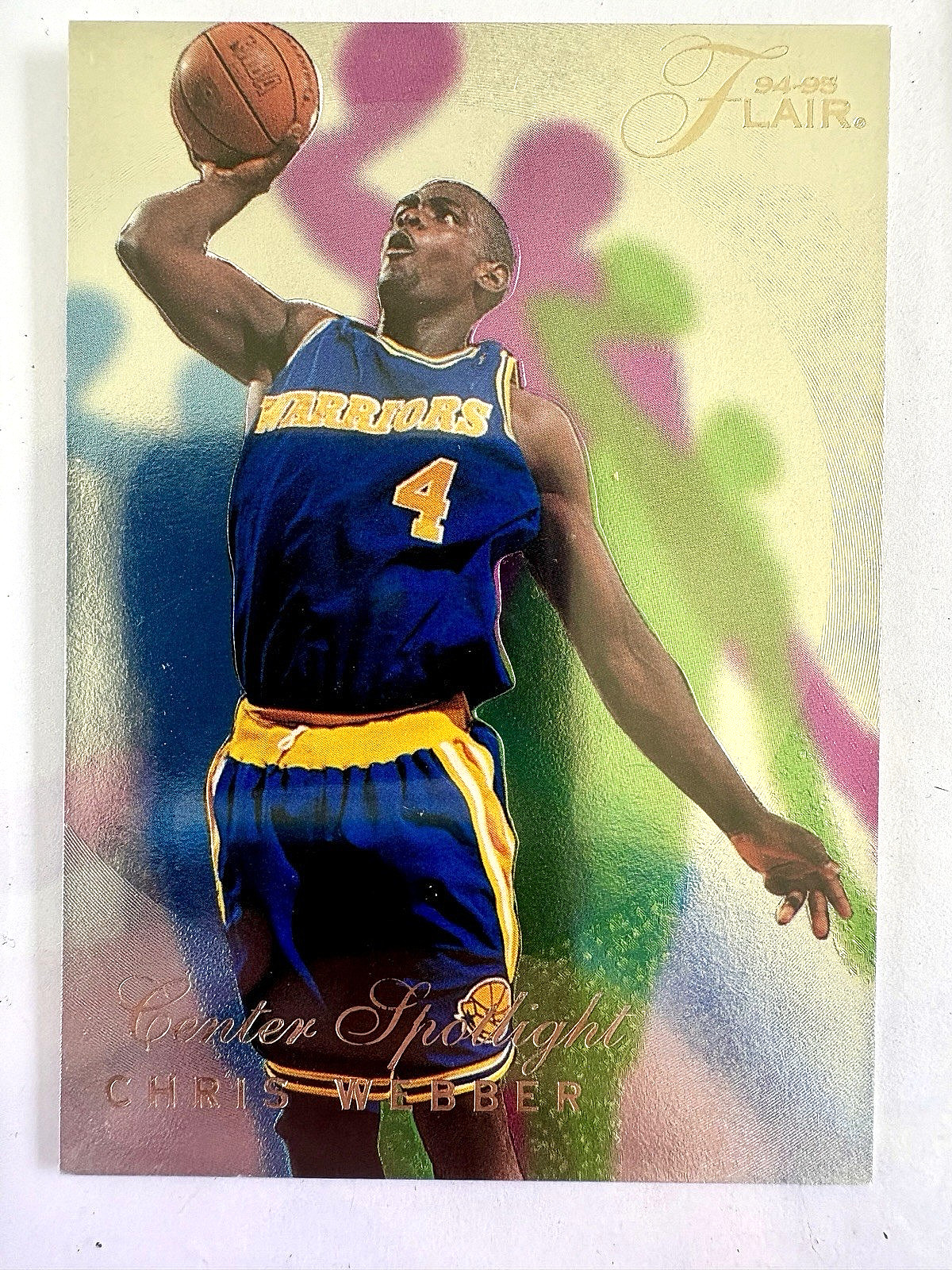 1994-95 Flair Center Spotlight Chris Webber #6 HOF Warriors 1630